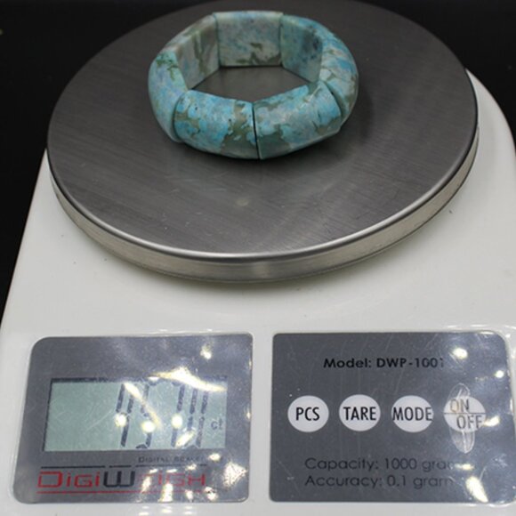 Multicolor Turquoise Stretch Bracelet - Picture 6 of 6